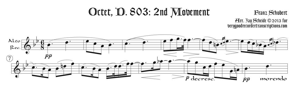 Adagio and Theme & Variations from the Octet, D. 803