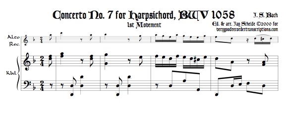 Concerto No. 7, BWV 1058