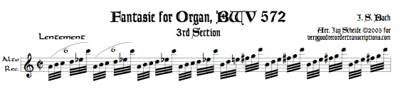 Gavotte I & II from Suite No. 5, BWV 1011 (See also