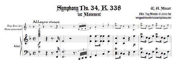 Symphony No. 34, K. 338