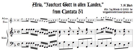 Cantata 51, *Jauchzet Gott in allen Landen*, now complete