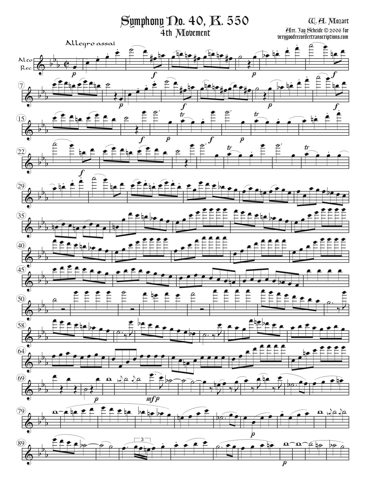A Late Symphonic Movement and an Early One