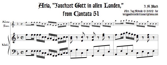 Cantata 51, “Jauchzet Gott in allen Landen,” now complete