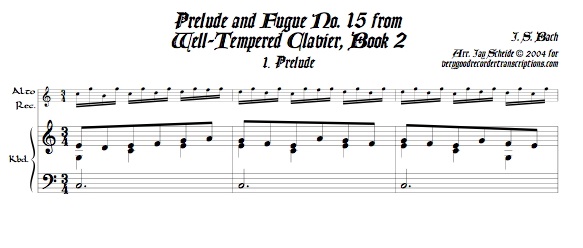 Prélude and Fugue No. 15, BWV 884
