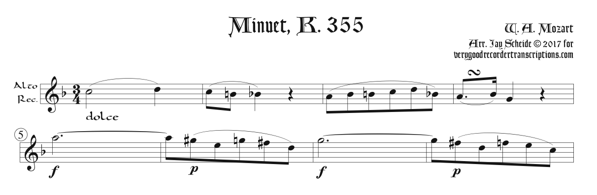 Solo recorder parts from middle & late Mozart, Beethoven, Vorisek & Schubert (not necessary if you get the versions with keyboard.)