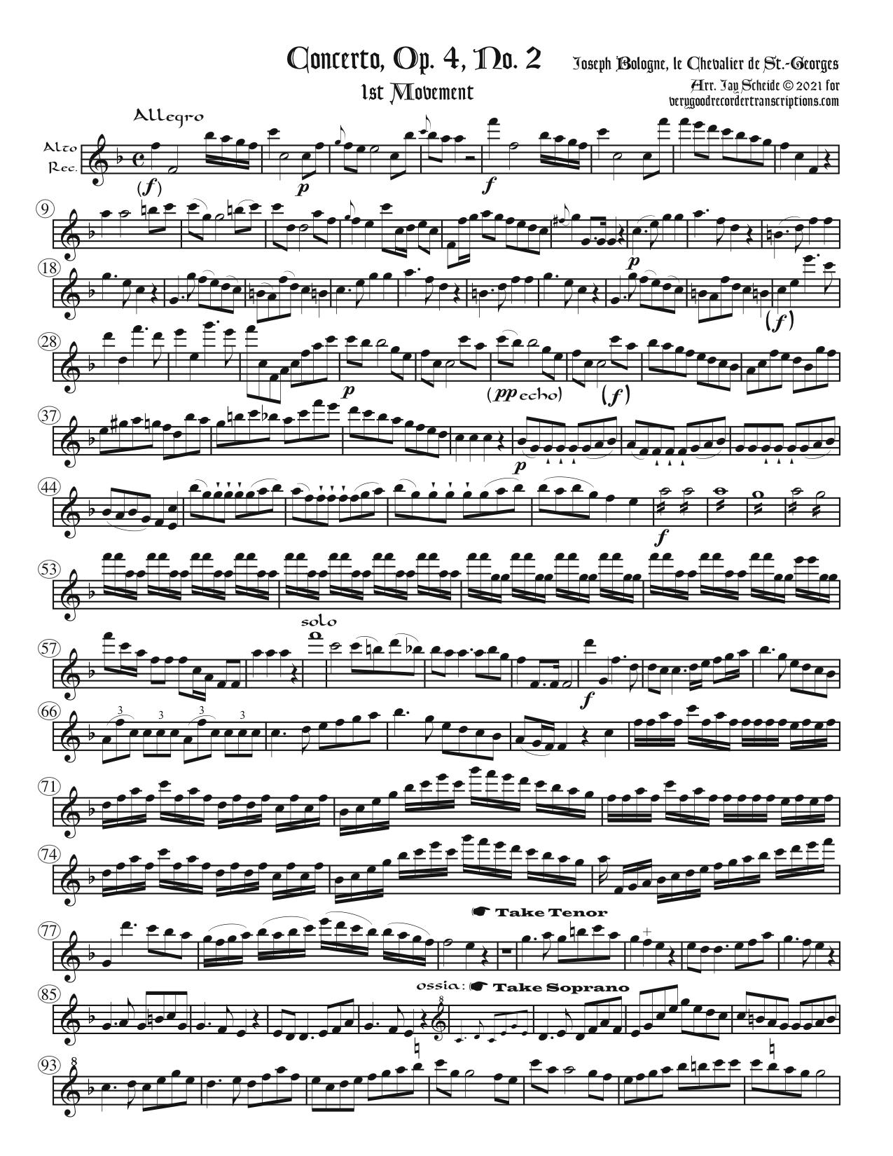 Concerto, Op. 4, No. 2