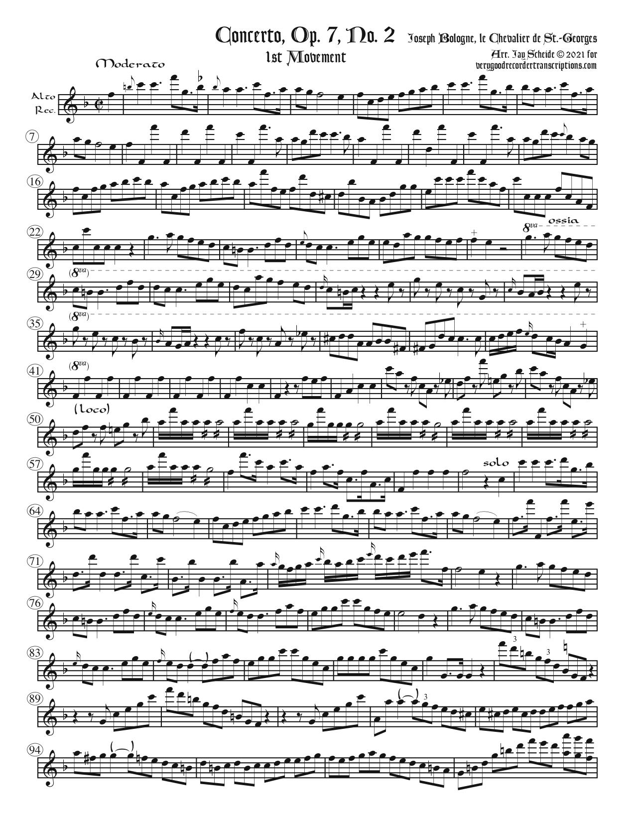 Concerto, Op. 7, No. 2