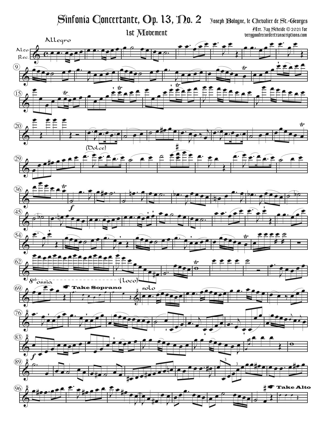 Symphonie Concertante, Op. 13, No. 2