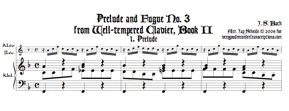 Prélude and Fugue No. 3, BWV 872