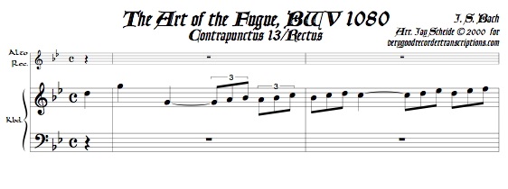 Contrapunctus 13 Rectus
