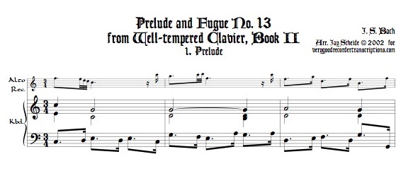 Prélude No. 13, BWV 882/1