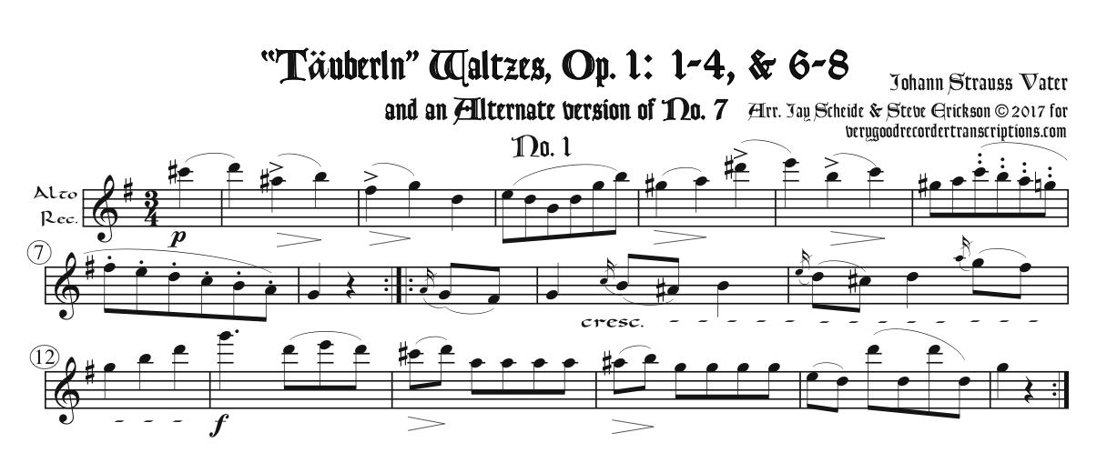 Solo recorder parts from the post-Schubert composer categories (not necessary if you get the versions with keyboard.)