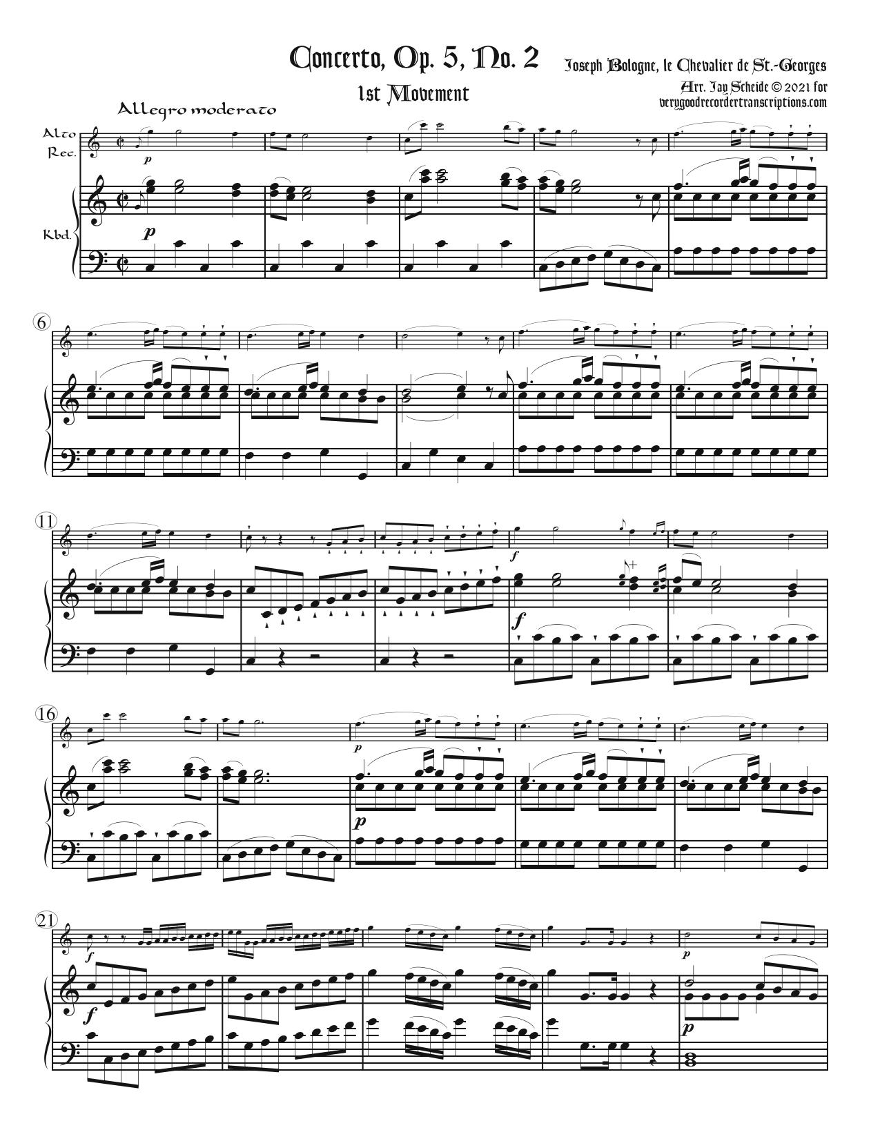 Concerto, Op. 5, No. 2