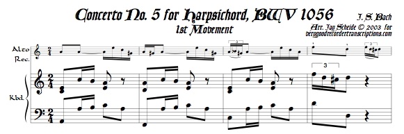 Concerto No. 5, BWV 1056
