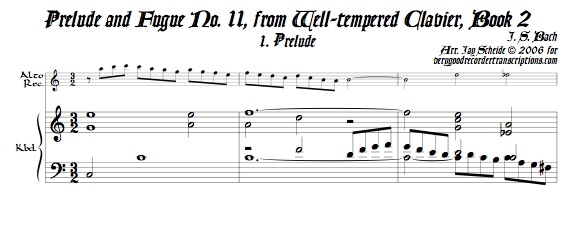 Prélude and Fugue No. 11, BWV 880