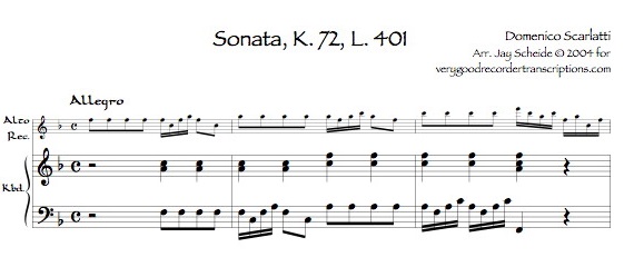 Sonata K. 72, L. 401, P. 1