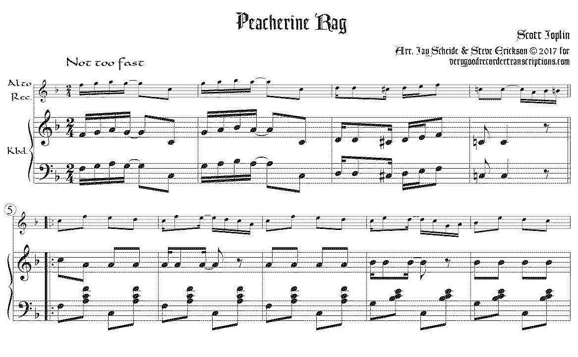 Peacherine Rag