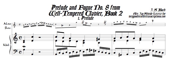 Prélude and Fugue No. 8, BWV 877
