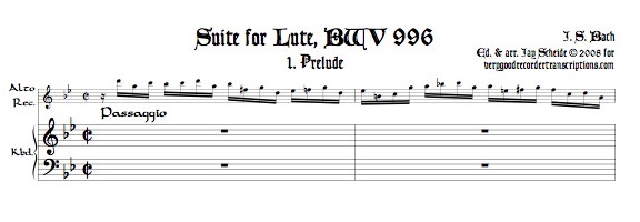 Suite, BWV 996
