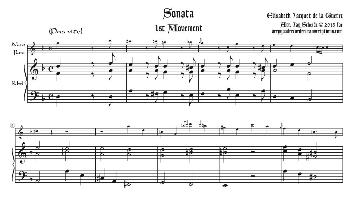 Sonata, 1st Two Mvmts.