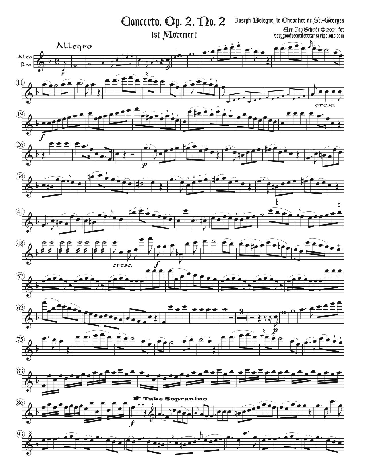 Concerto, Op. 2, No. 2