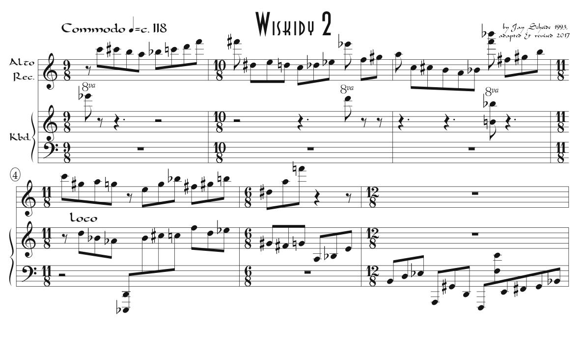 Three Pieces for Recorder & Keyboard