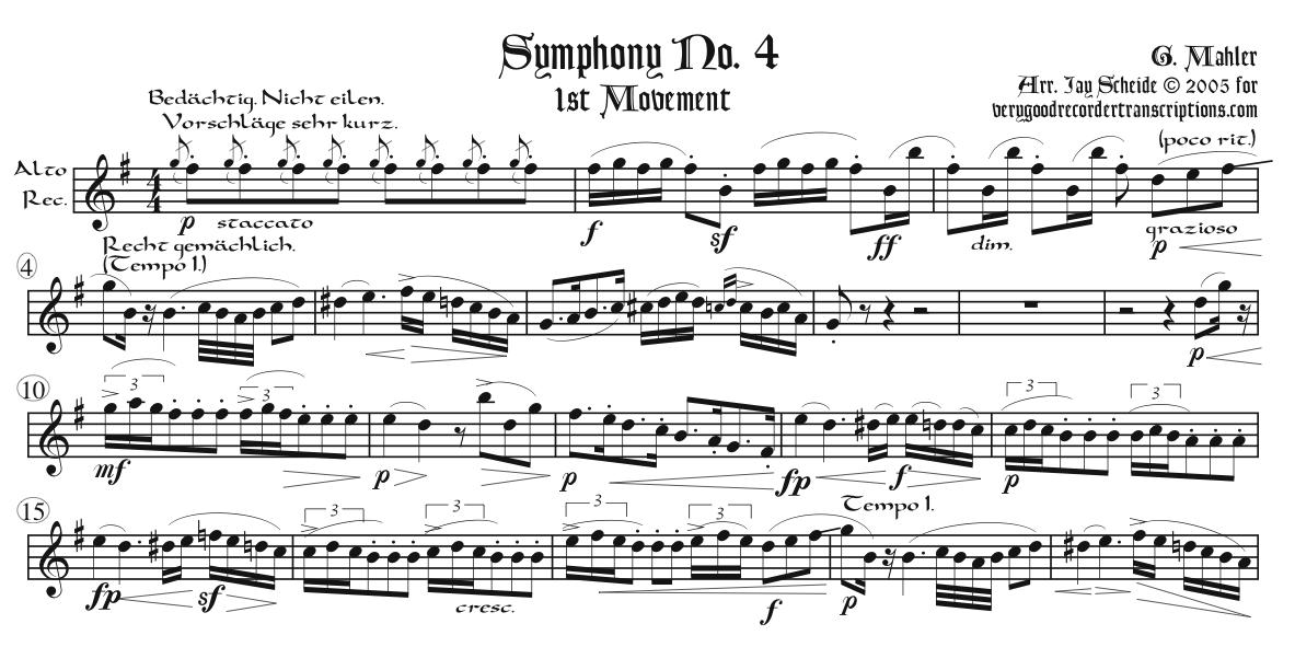 Three Movements, two for alto recorder & one for soprano