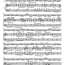 Aria, “Seid beglückt, edle beide,” from Cantata 210�